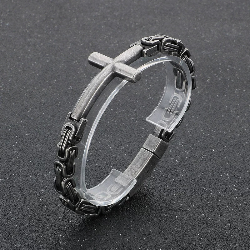 Elegant Cross charmed barcelet