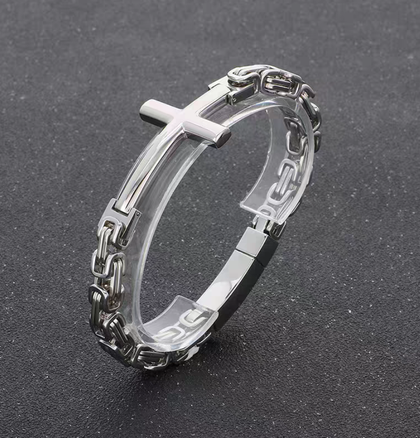 Elegant Cross charmed barcelet