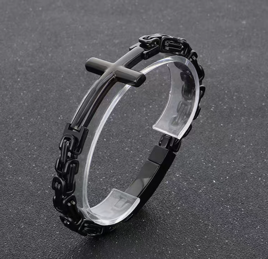 Elegant Cross charmed barcelet