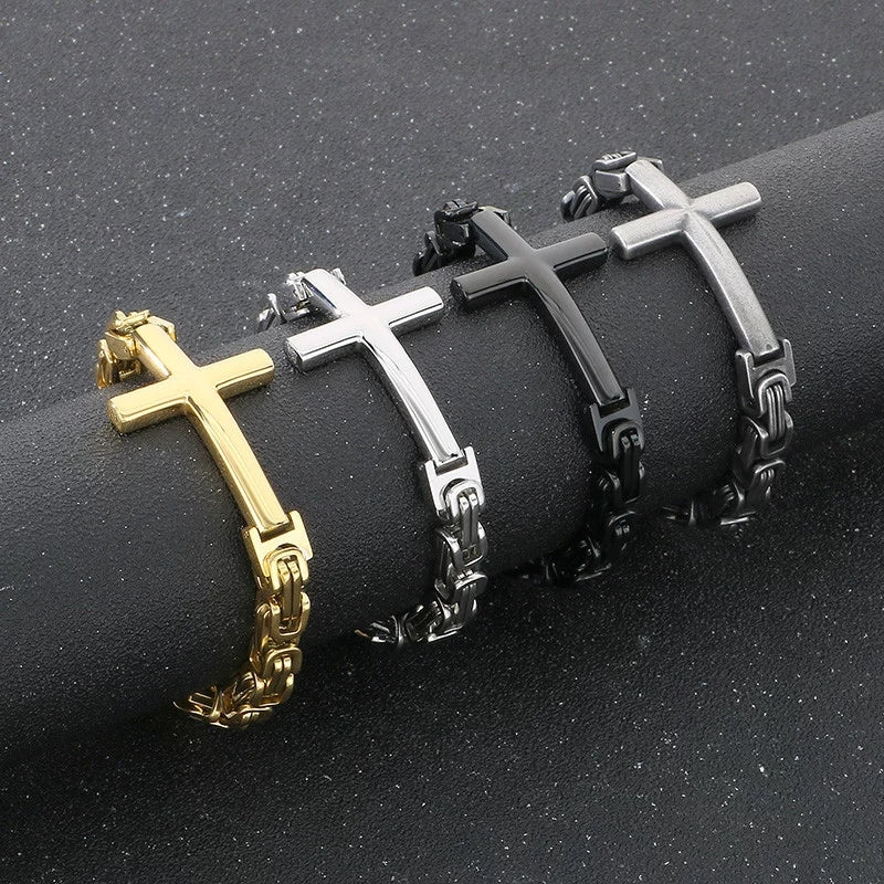 Elegant Cross charmed barcelet