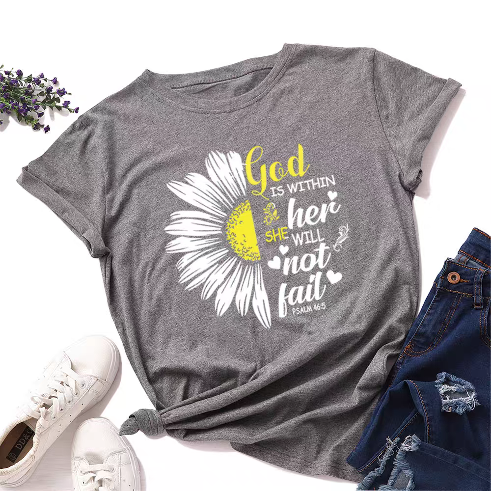 Christian Message Red T-shirt
