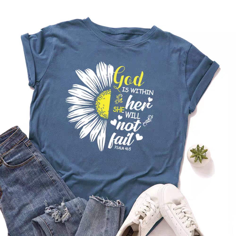 Christian Message Red T-shirt