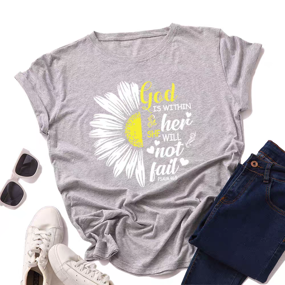 Christian Message Red T-shirt