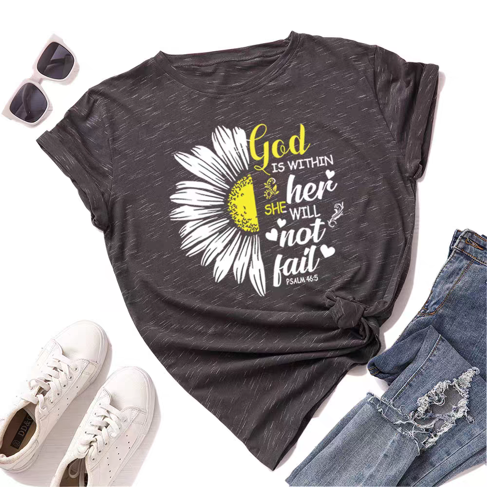 Christian Message Red T-shirt