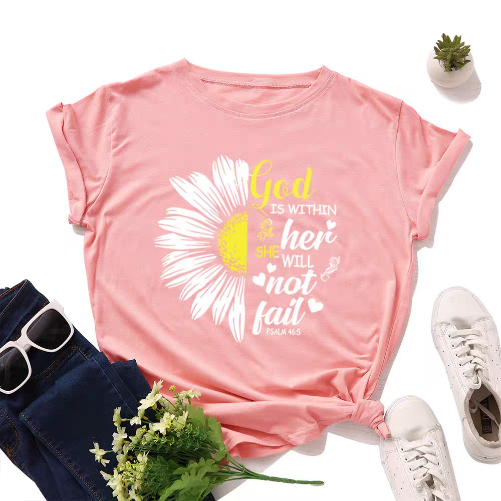 Christian Message Red T-shirt