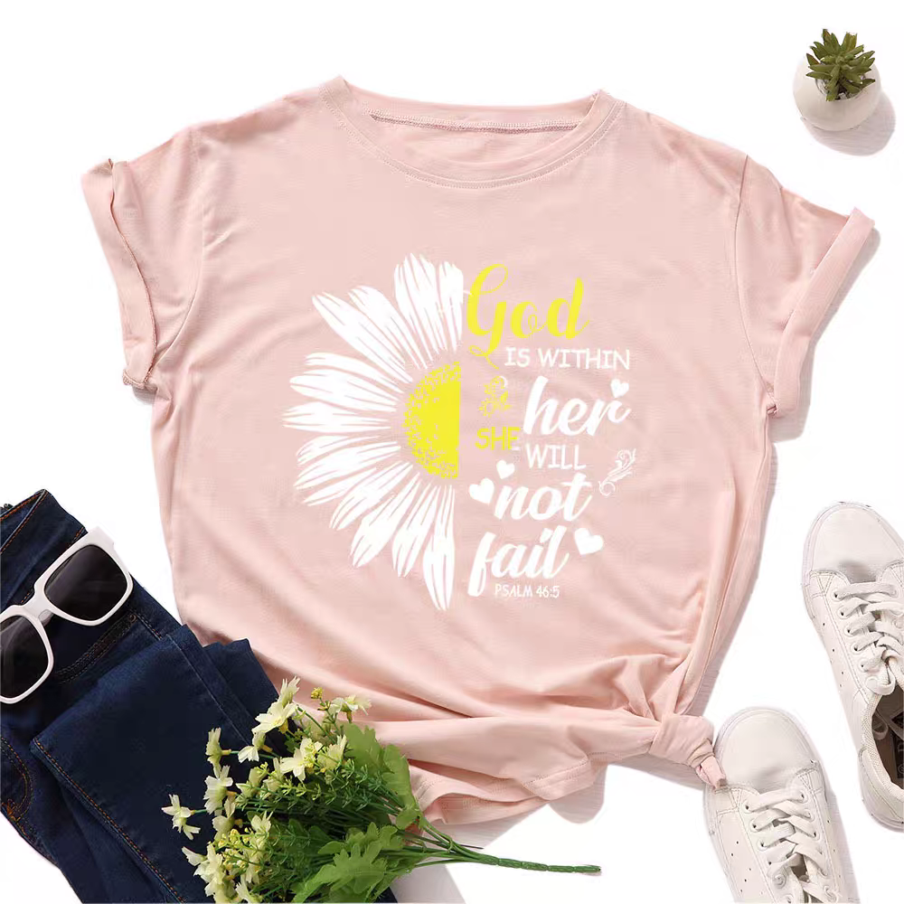 Christian Message Red T-shirt