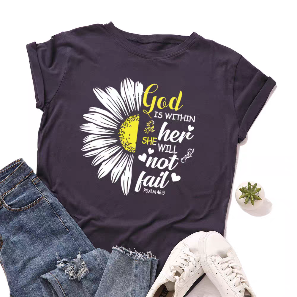 Christian Message Red T-shirt