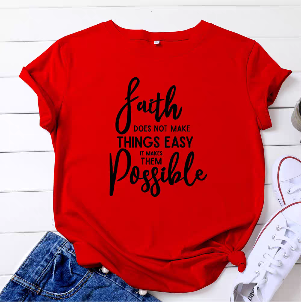 Faith Message Neon T-shirt