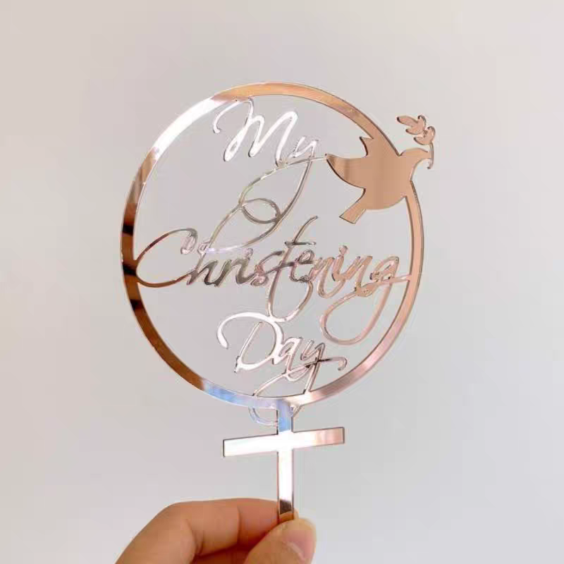 My Christening Day Cake Topper