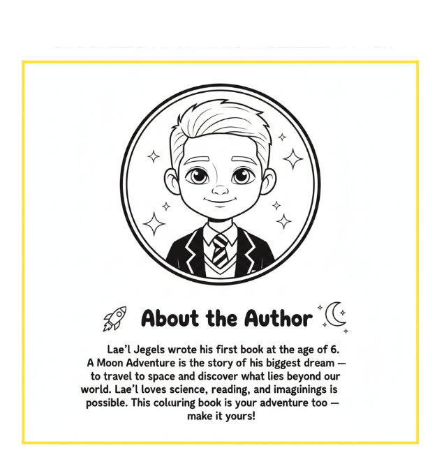 Lae'l's Big Dream Machine: A Moon Adventure — Official Companion Colouring Book (Digital Download)