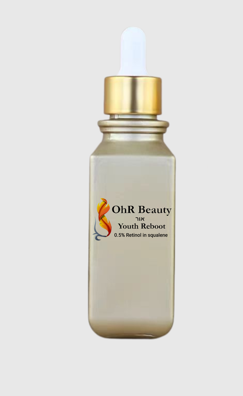 OhR Beauty Youth Reboot with 0.5% Retinol in Squalene. Targeted Retinol Care for Skin of Color
