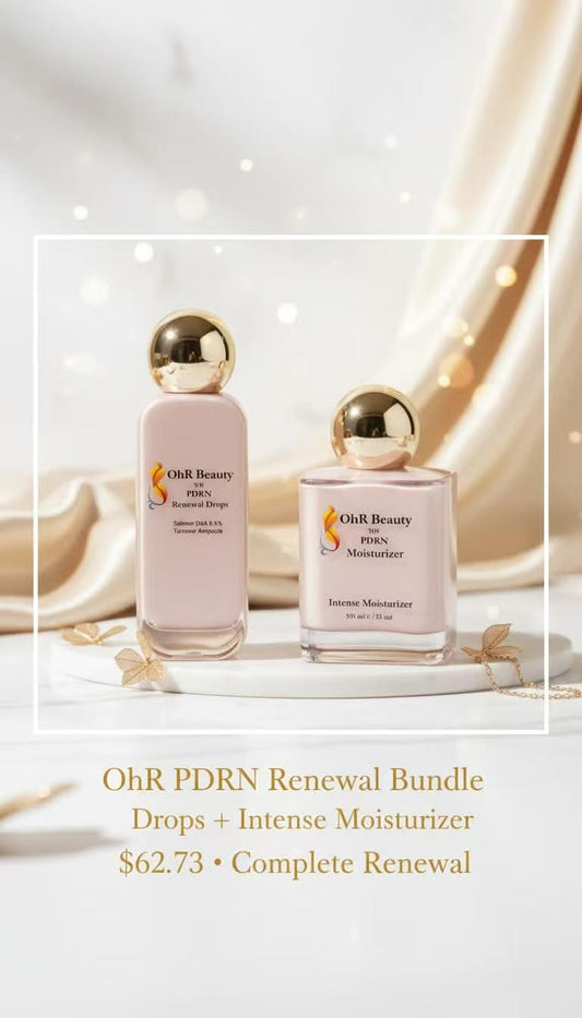 OhR Beauty PDRN Renewal Drops and Intense Moisturizer Bundle