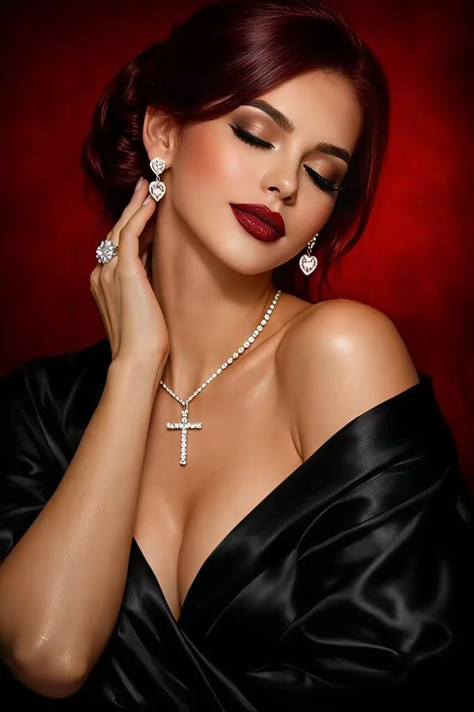 Grace Royale Crystal & Diamond Statement Earring & Necklace Set