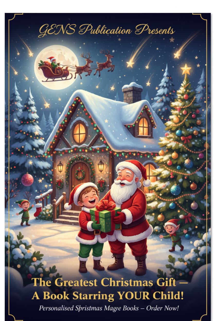 The Greatest Christmas Gift — A Book Starring YOUR Child!