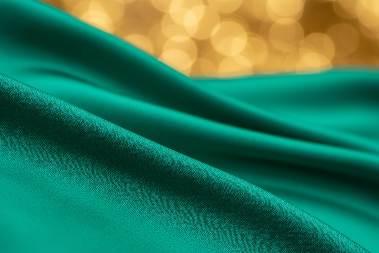 Emerald Silk Texture