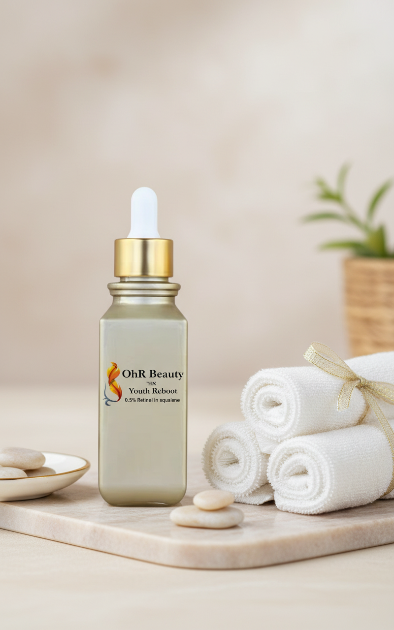 OhR Beauty Youth Reboot with 0.5% Retinol in Squalene. Targeted Retinol Care for Skin of Color
