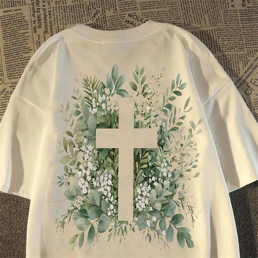 Olive Cross Unisex T