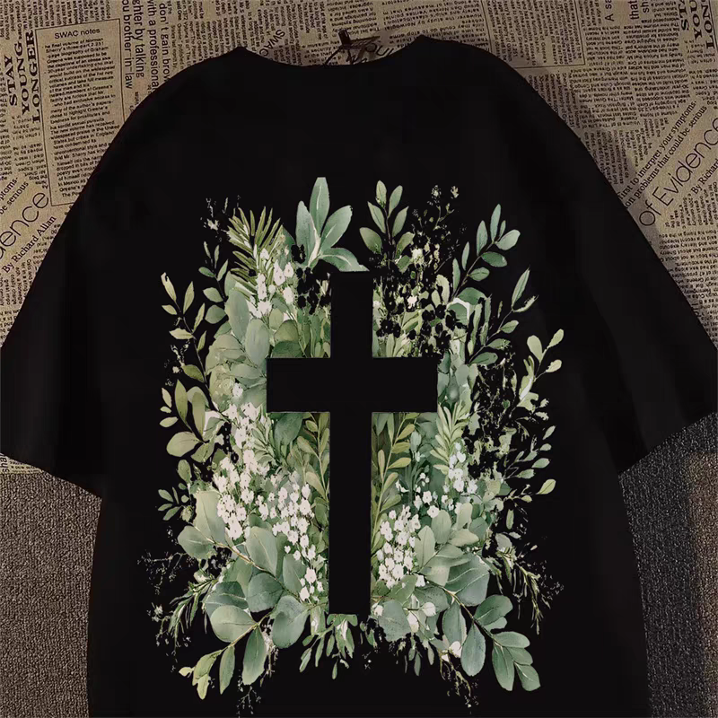 Olive Cross Unisex T