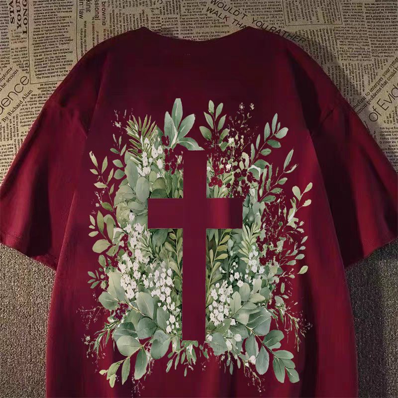 Olive Cross Unisex T