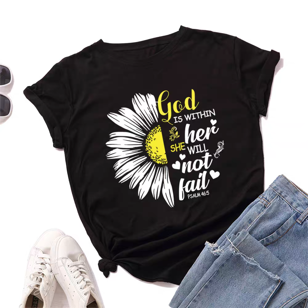 Christian Message Red T-shirt