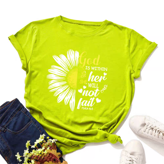 Christian Message Red T-shirt